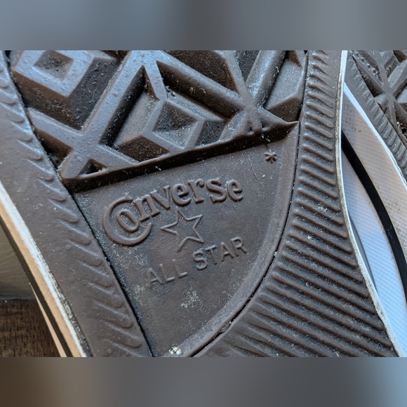 Converse unisex All Star Slip On Black Leather Sneaker Men 6.5 Women 8.5 - Picture 10 of 16